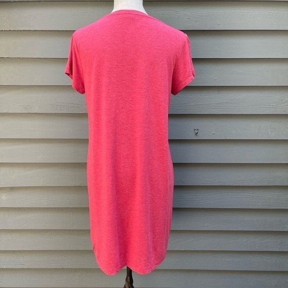 C & C California Tee Shirt Dress Short Sleeves with Chest Pocket Size Medium - Picture 5 of 9